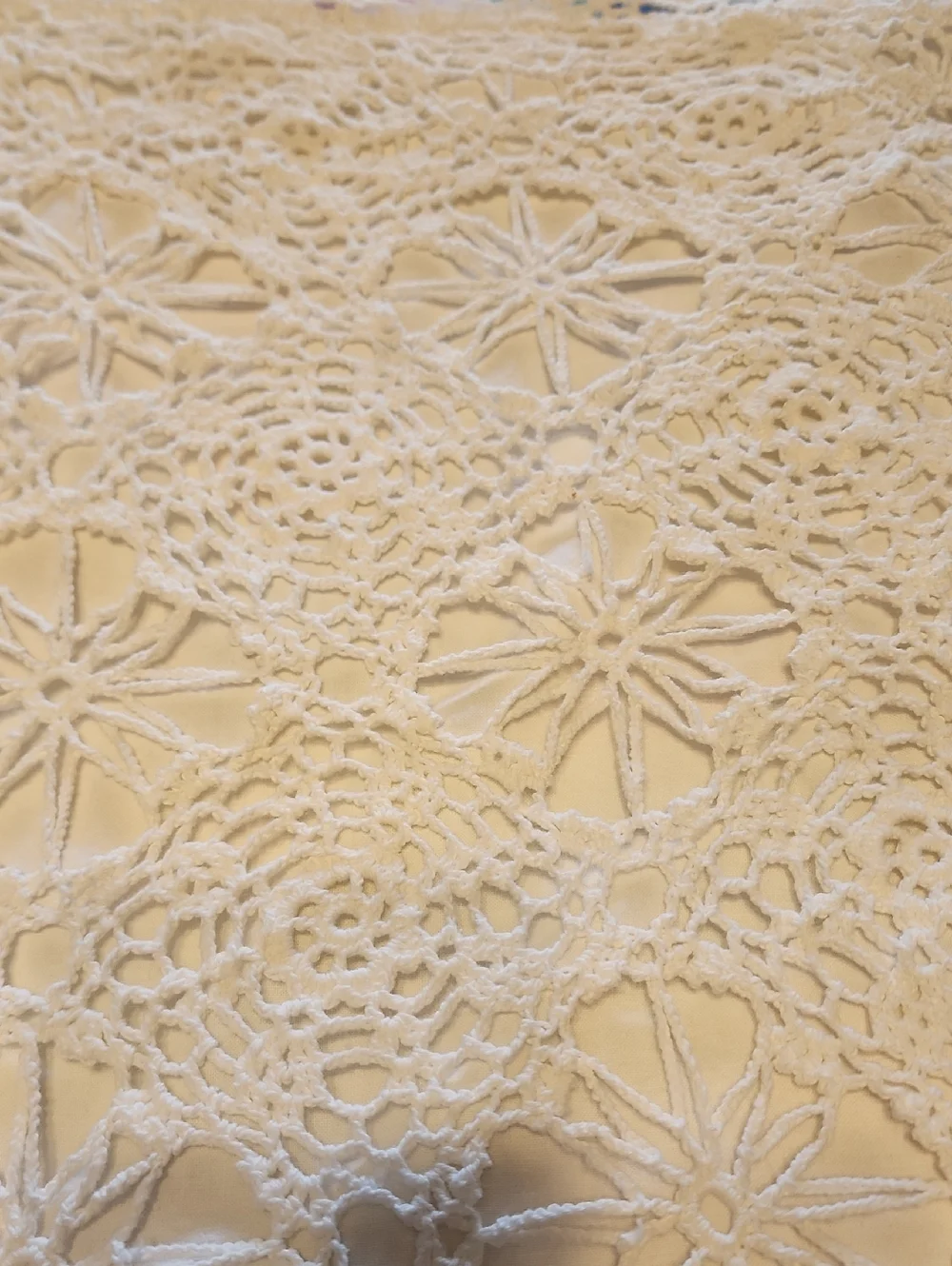 White Lace Crochet Embroidery Decorative Pillow Cover 25
